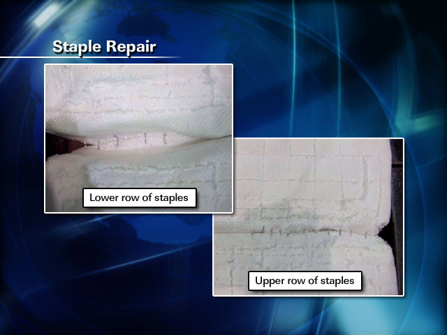Staple shuttle repair